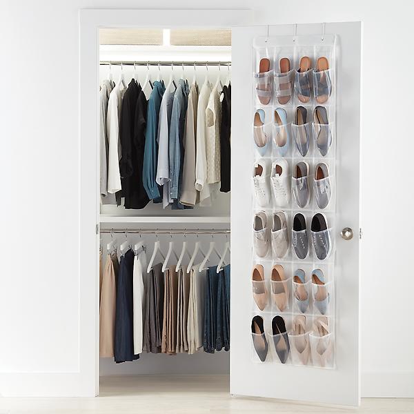 12 Pair Over Door Shoe Organiser PEVA - WARDROBE - Shoe Storage - Soko and Co