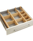 12 Piece Adjustable Bamboo Drawer Divider - KITCHEN - Cutlery Trays - Soko and Co