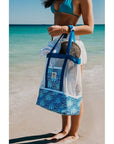 2-in-1 Insulated Beach Cooler and Carry Bag Peacocks - LIFESTYLE - Picnic - Soko and Co