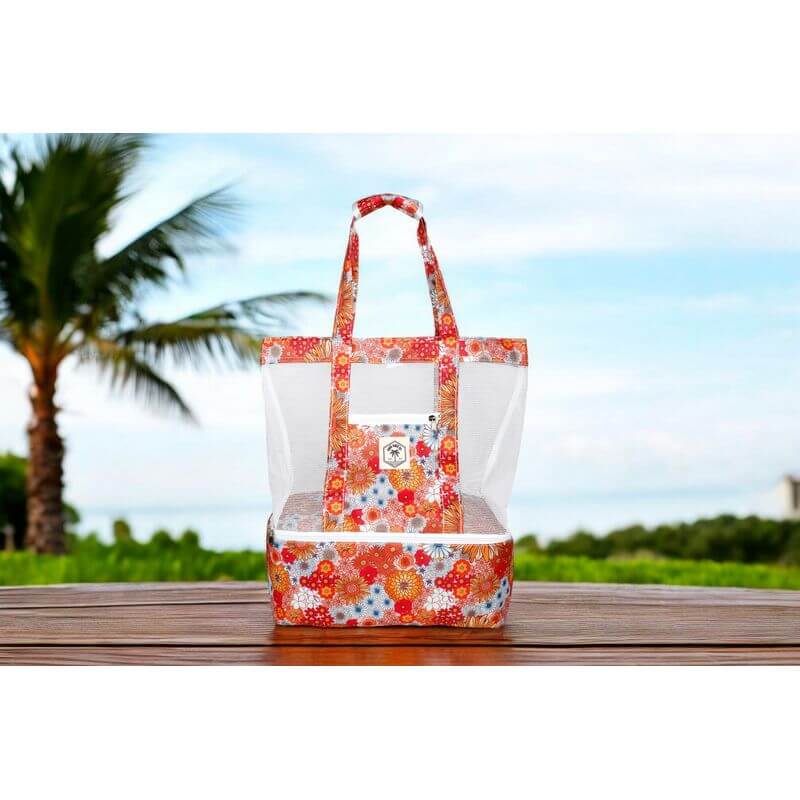 2-in-1 Insulated Beach Cooler and Carry Bag Retro Springs - LIFESTYLE - Picnic - Soko and Co