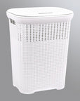 50L Knitted Laundry Hamper White - LAUNDRY - Hampers - Soko and Co