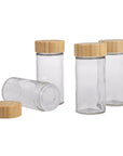 85mL Glass Spice Jar with Bamboo Lid - KITCHEN - Food Containers - Soko and Co