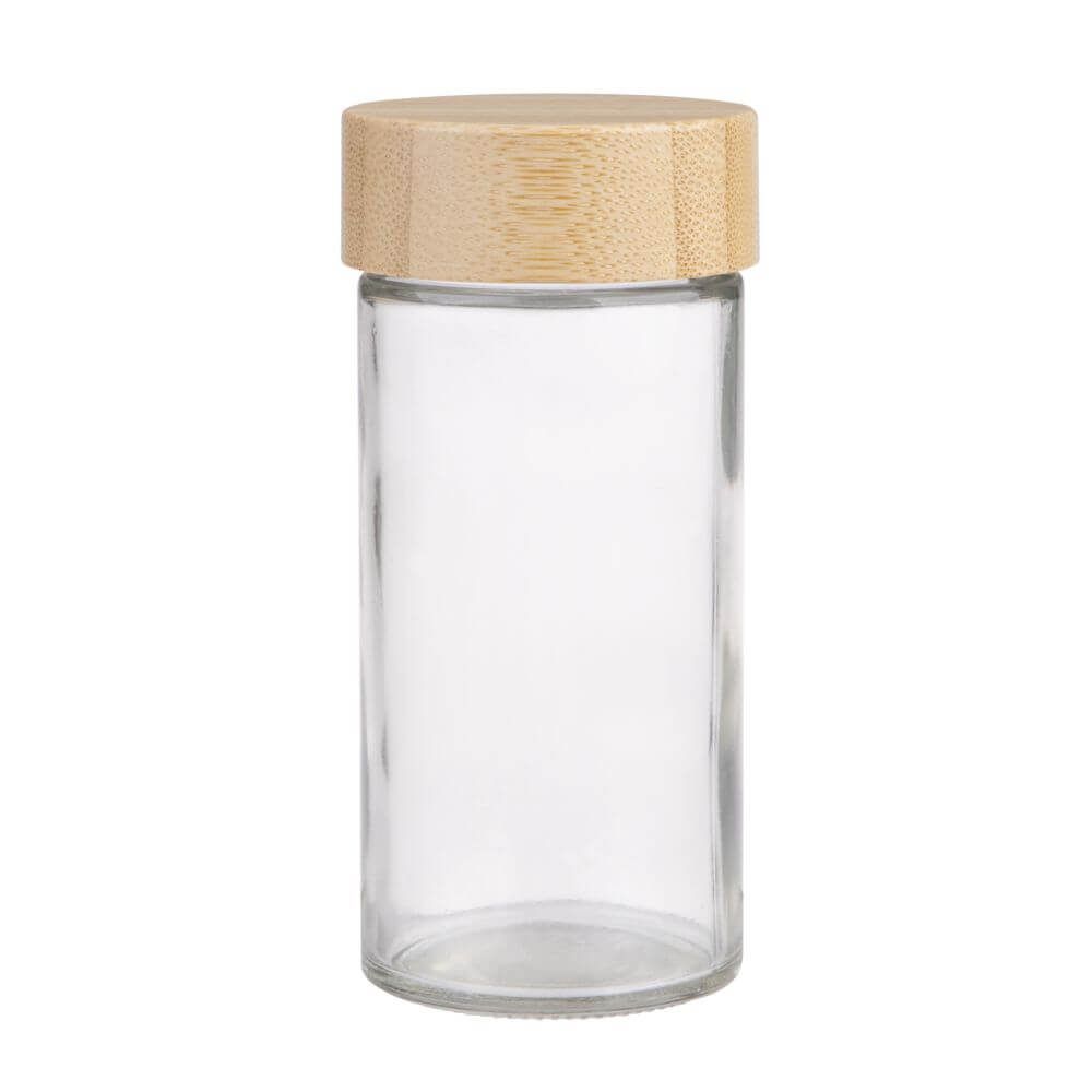 85mL Glass Spice Jar with Bamboo Lid - KITCHEN - Food Containers - Soko and Co