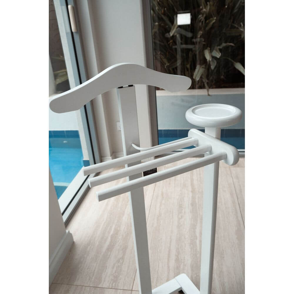 Antimo Clothes Valet Stand White - WARDROBE - Storage - Soko and Co