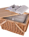 Avanti 4 Person Wood Top Picnic Basket Flora - LIFESTYLE - Picnic - Soko and Co