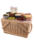 Avanti 4 Person Wood Top Picnic Basket Flora - LIFESTYLE - Picnic - Soko and Co