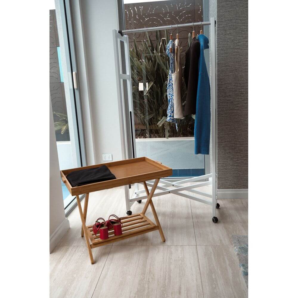 Bamboo Luggage Rack - WARDROBE - Storage - Soko and Co