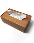 Bamboo Tissue Box - HOME STORAGE - Tissue Boxes - Soko and Co