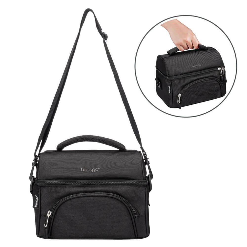 Bentgo Deluxe Insulated Lunch Bag Carbon Black - LIFESTYLE - Lunch - Soko and Co