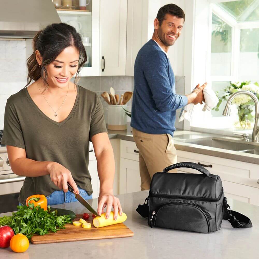 Bentgo Deluxe Insulated Lunch Bag Carbon Black - LIFESTYLE - Lunch - Soko and Co