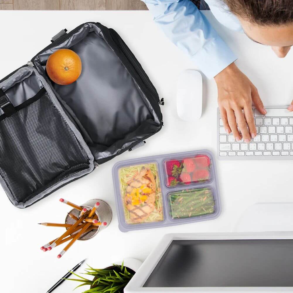 Bentgo Deluxe Insulated Lunch Bag Carbon Black - LIFESTYLE - Lunch - Soko and Co