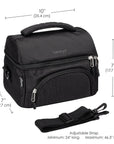 Bentgo Deluxe Insulated Lunch Bag Carbon Black - LIFESTYLE - Lunch - Soko and Co