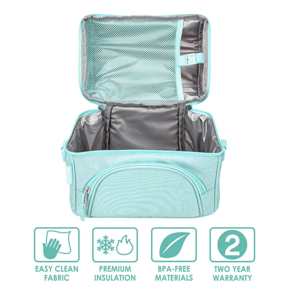 Bentgo Deluxe Insulated Lunch Bag Coastal Aqua - LIFESTYLE - Lunch - Soko and Co