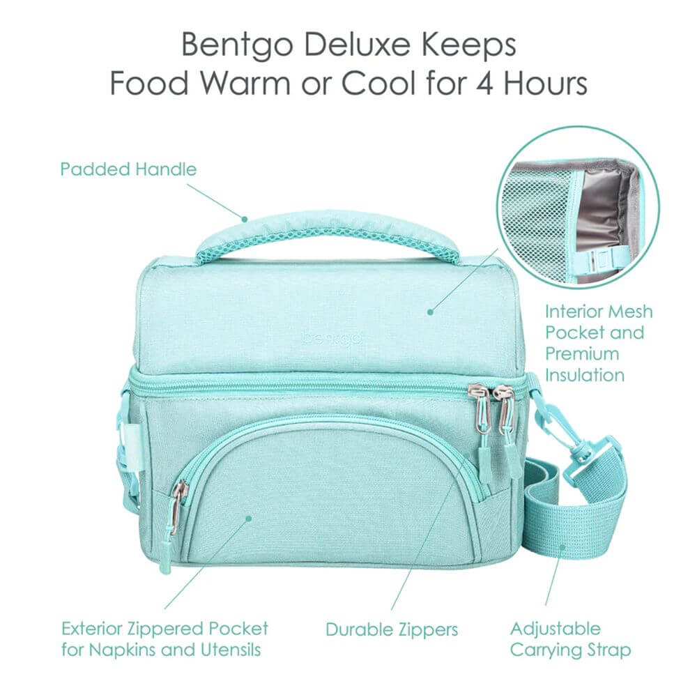 Bentgo Deluxe Insulated Lunch Bag Coastal Aqua - LIFESTYLE - Lunch - Soko and Co