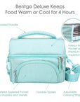 Bentgo Deluxe Insulated Lunch Bag Coastal Aqua - LIFESTYLE - Lunch - Soko and Co