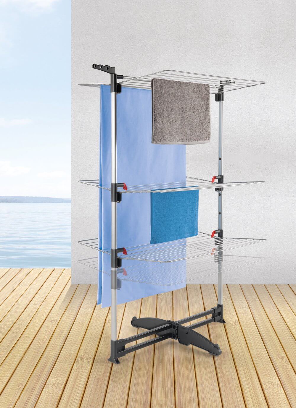 Ciclone Vario 3 Tier Adjustable Aluminium Tower Clothes Airer - LAUNDRY - Airers - Soko and Co