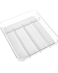 Clear Soft Grip 5 Compartment Cutlery Tray - KITCHEN - Cutlery Trays - Soko and Co