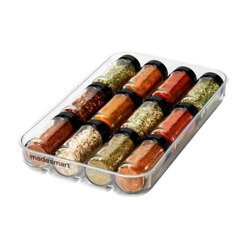 Clear Soft Grip In-Drawer Spice Organiser - KITCHEN - Cutlery Trays - Soko and Co