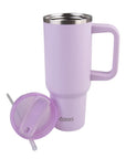 Commuter 1.2L Insulated Tumbler with Straw White Orchid - LIFESTYLE - Water Bottles - Soko and Co