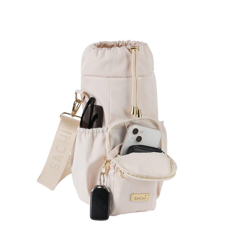 Crossbody Insulated Water Bottle Carrier Bag Alabaster - LIFESTYLE - Picnic - Soko and Co