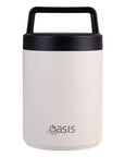 Double Wall Insulated Food Flask 480mL Alabaster White - LIFESTYLE - Lunch - Soko and Co