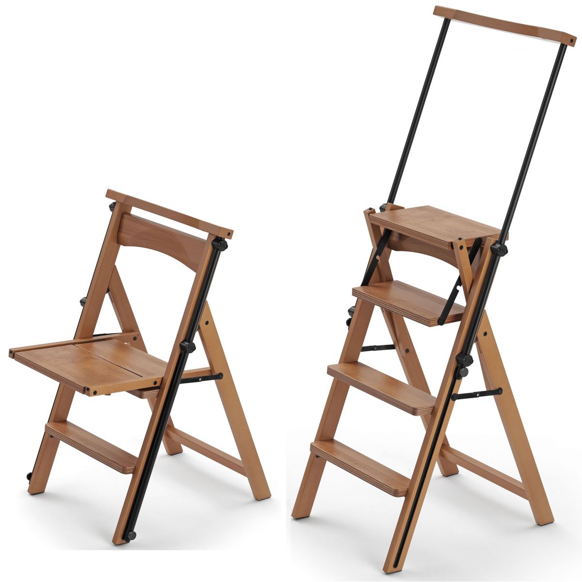 Eletta Ladder Chair Cherry Wood - LAUNDRY - Ladders - Soko and Co