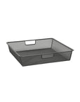 Elfa Mesh Basket for Gliding Drawer Frame W: 60 D: 40 H: 8 Graphite - ELFA - Gliding Drawers and Racks - Soko and Co