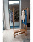 Elios Expandable Garment Rack Natural - WARDROBE - Garment Racks - Soko and Co