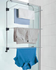 Gale 3 Tier Over Door Clothes Airer Silver - LAUNDRY - Airers - Soko and Co