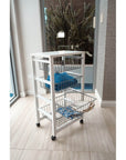 Gingerone Kitchen Trolley White - HOME STORAGE - Storage Trolleys - Soko and Co