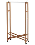 Giulius Garment Rack Cherry Wood - WARDROBE - Garment Racks - Soko and Co