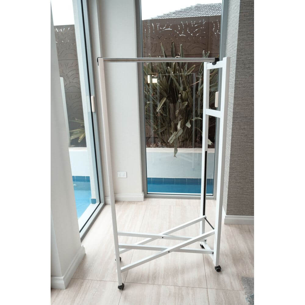 Giulius Garment Rack White - WARDROBE - Garment Racks - Soko and Co