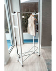 Giulius Garment Rack White - WARDROBE - Garment Racks - Soko and Co