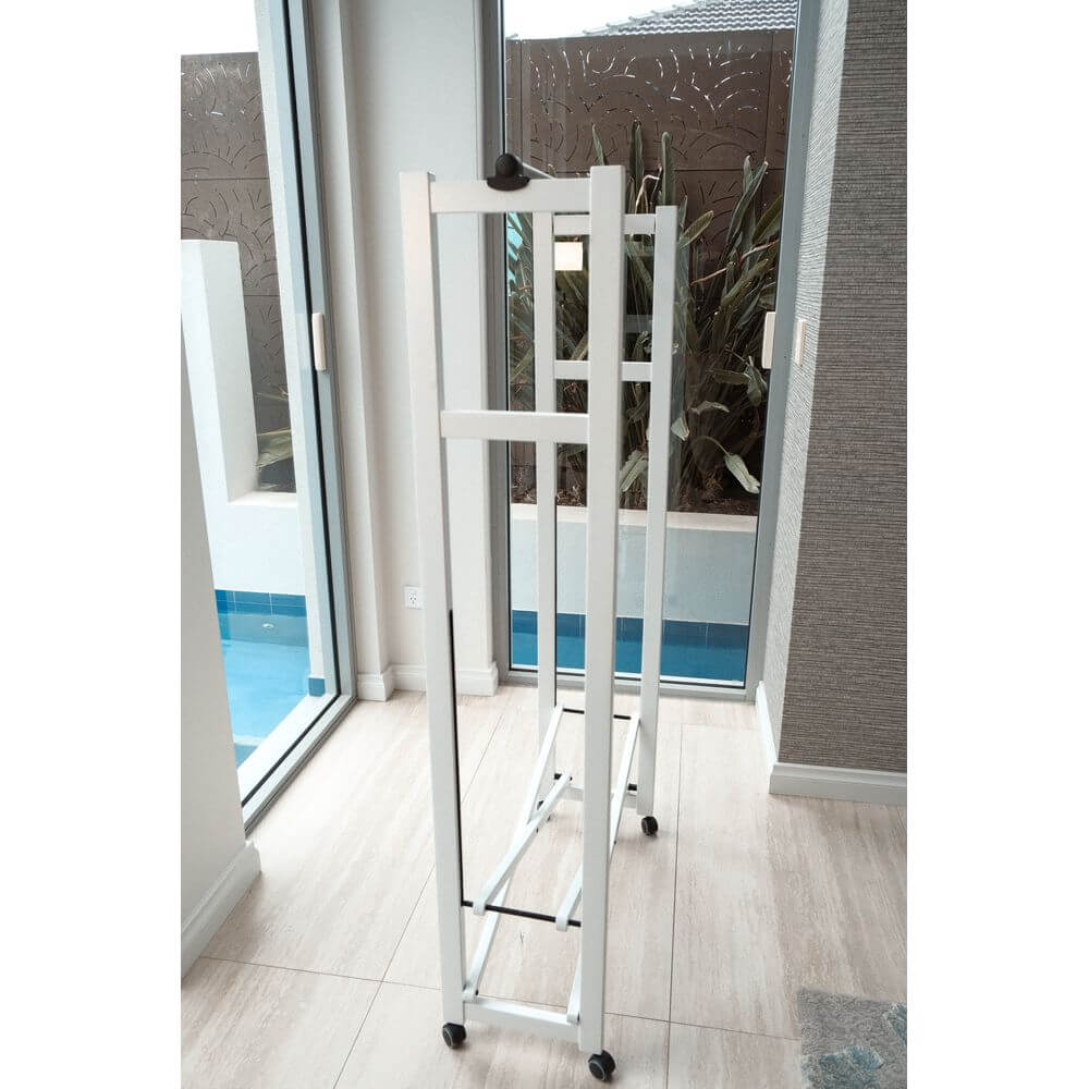 Giulius Garment Rack White - WARDROBE - Garment Racks - Soko and Co