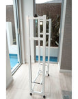 Giulius Garment Rack White - WARDROBE - Garment Racks - Soko and Co