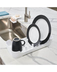 iDesign Compact Dish Rack White - KITCHEN - Sink - Soko and Co