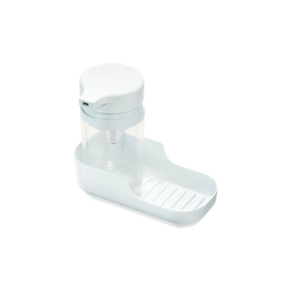 iDesign Dish Soap Pump and Drip Tray White - KITCHEN - Sink - Soko and Co