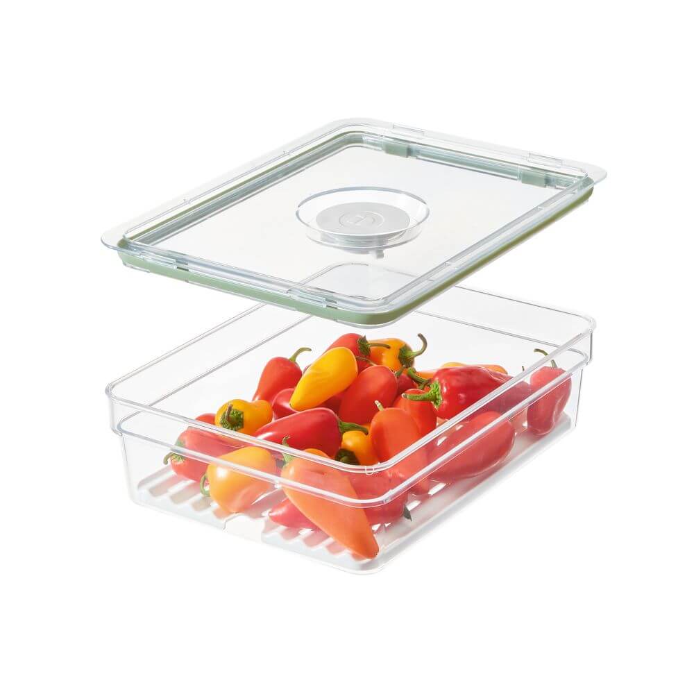 iDesign Fridge Container with Insert Tray Large Short - KITCHEN - Fridge and Produce - Soko and Co