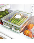 iDesign Fridge Container with Insert Tray Large Short - KITCHEN - Fridge and Produce - Soko and Co