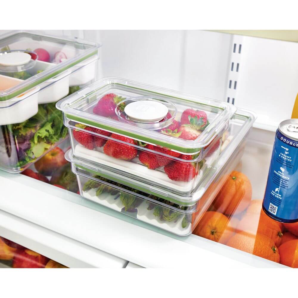 iDesign Fridge Container with Insert Tray Medium Short - KITCHEN - Fridge and Produce - Soko and Co