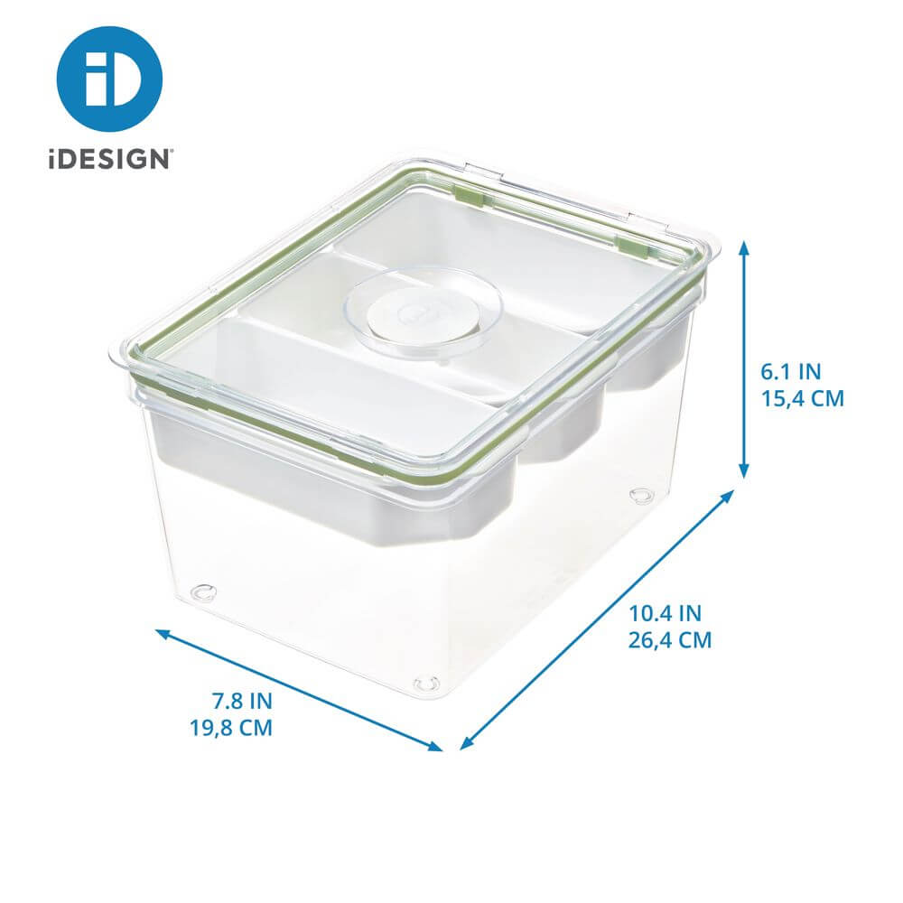 iDesign Fridge Container with Insert Trays Large Tall - KITCHEN - Fridge and Produce - Soko and Co