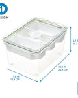 iDesign Fridge Container with Insert Trays Large Tall - KITCHEN - Fridge and Produce - Soko and Co