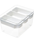 iDesign Fridge Container with Insert Trays Large Tall - KITCHEN - Fridge and Produce - Soko and Co