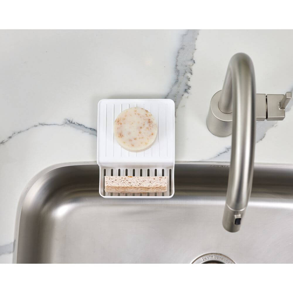 iDesign In-Sink Suction Sink Caddy White - KITCHEN - Sink - Soko and Co