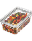 iDesign Pantry Container with Clear Lid Medium Short - KITCHEN - Food Containers - Soko and Co