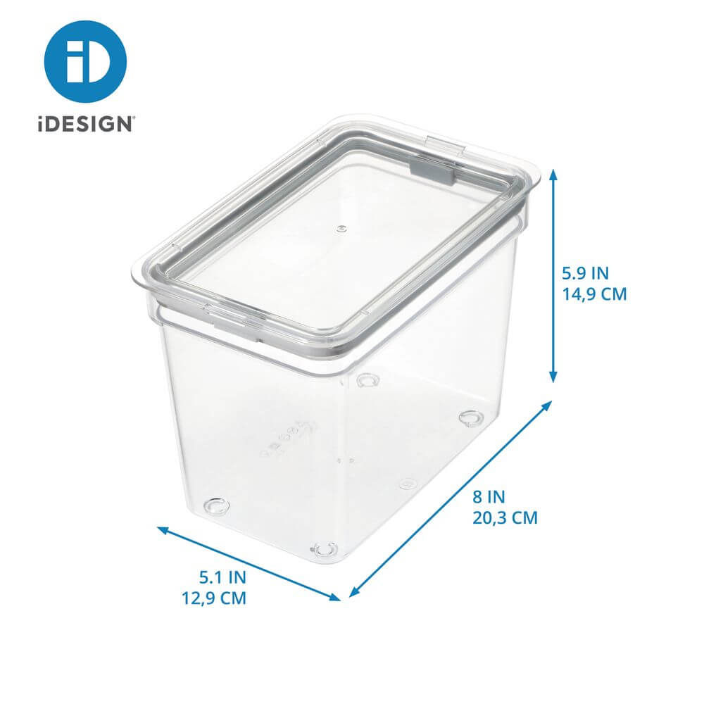 iDesign Pantry Container with Clear Lid Medium Tall - KITCHEN - Food Containers - Soko and Co