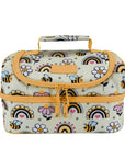 Insulated 2 Compartment Kids Lunch Bag Busy Bees - LIFESTYLE - Lunch - Soko and Co