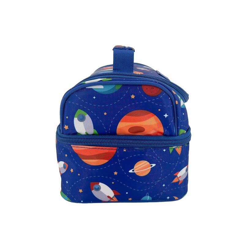 Insulated 2 Compartment Kids Lunch Bag Space - LIFESTYLE - Lunch - Soko and Co