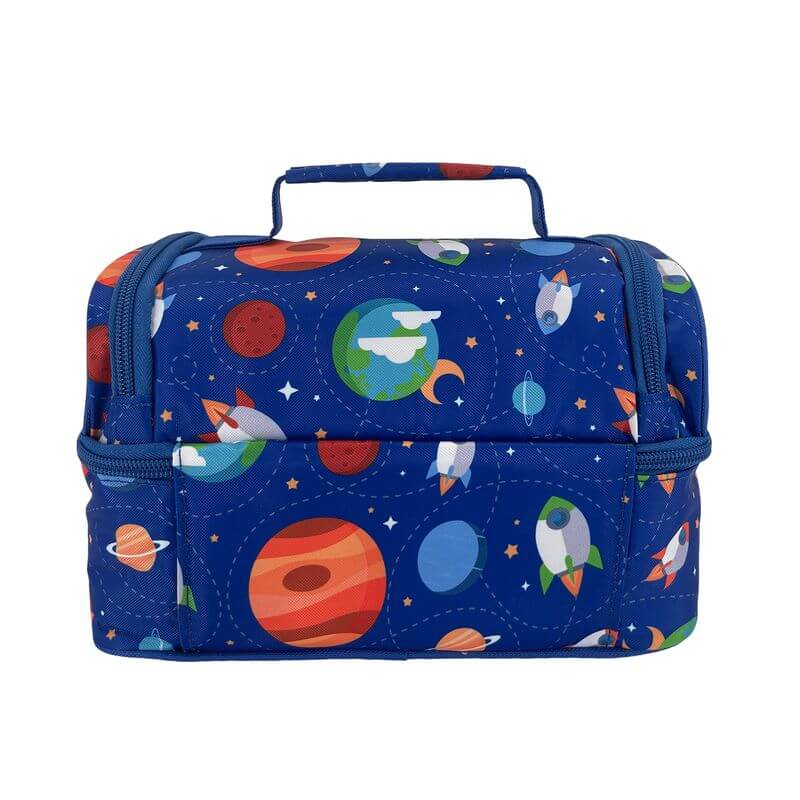 Insulated 2 Compartment Kids Lunch Bag Space - LIFESTYLE - Lunch - Soko and Co