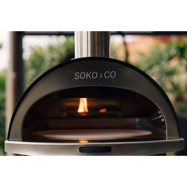 Jiko Portable Woodfired Pizza Oven With Revolving Stone and Pizza Peel - KITCHEN - Entertaining - Soko and Co